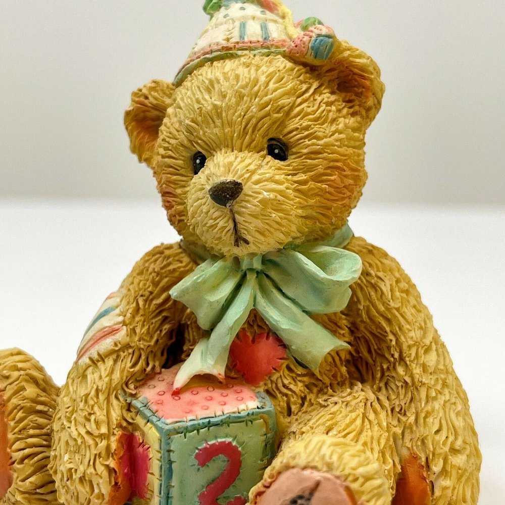 Cherished Teddies Two Sweet To Bear Age 2 Birthday Figurine